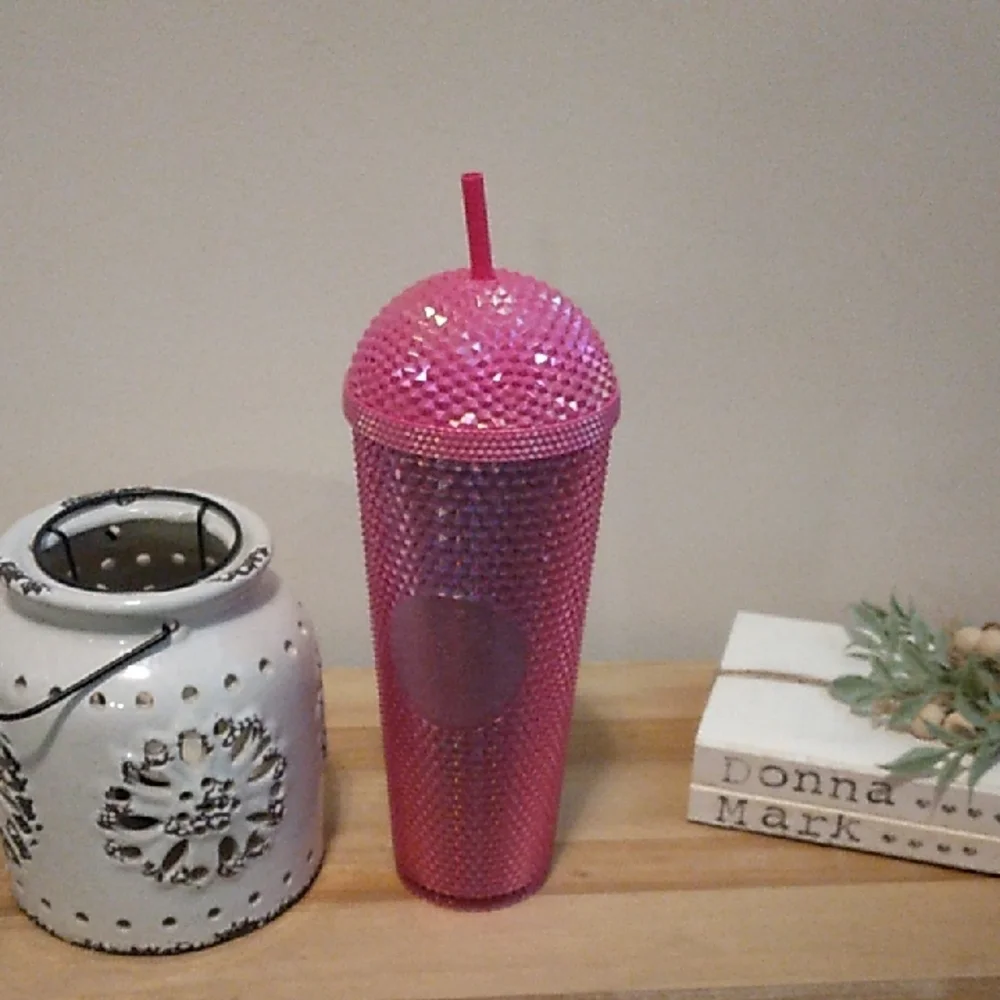 Starbucks 24 oz. Pink Studded Dome Tumbler Venti Cold Cup